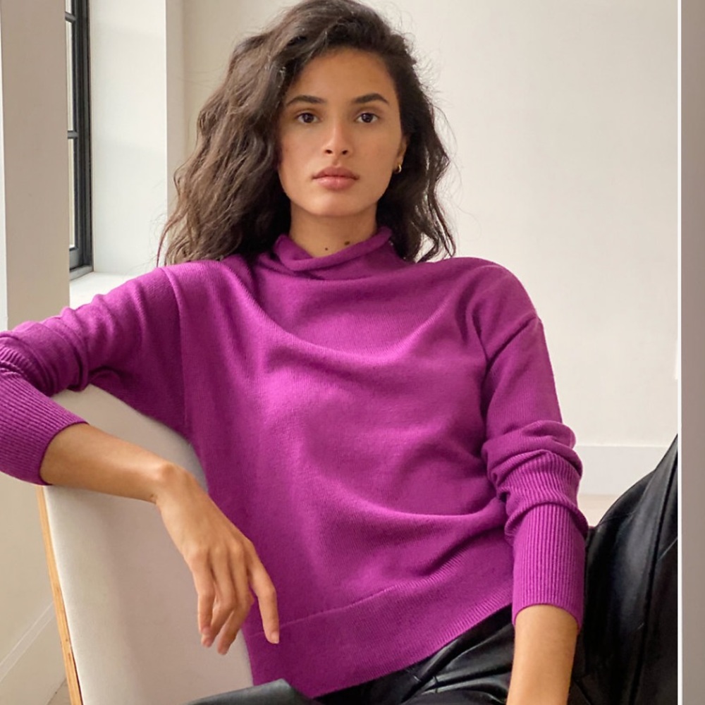 Aritzia Wilfred Cyprie mock neck sweater